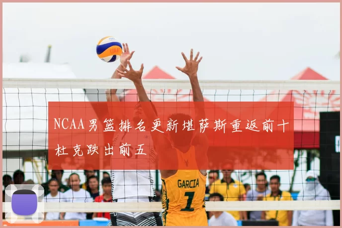 NCAA男篮排名更新堪萨斯重返前十杜克跌出前五